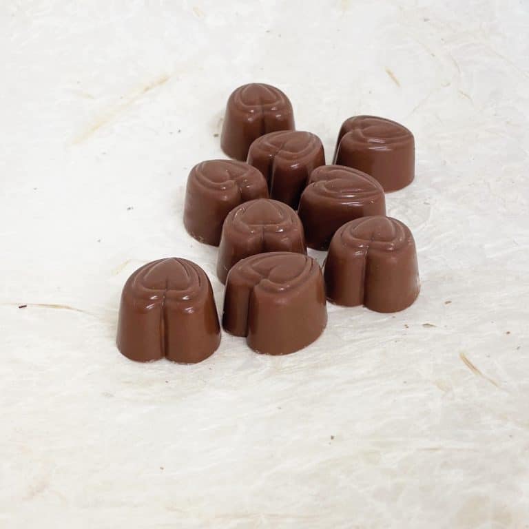 zachte caramel melkchocolade hand made artisanaal