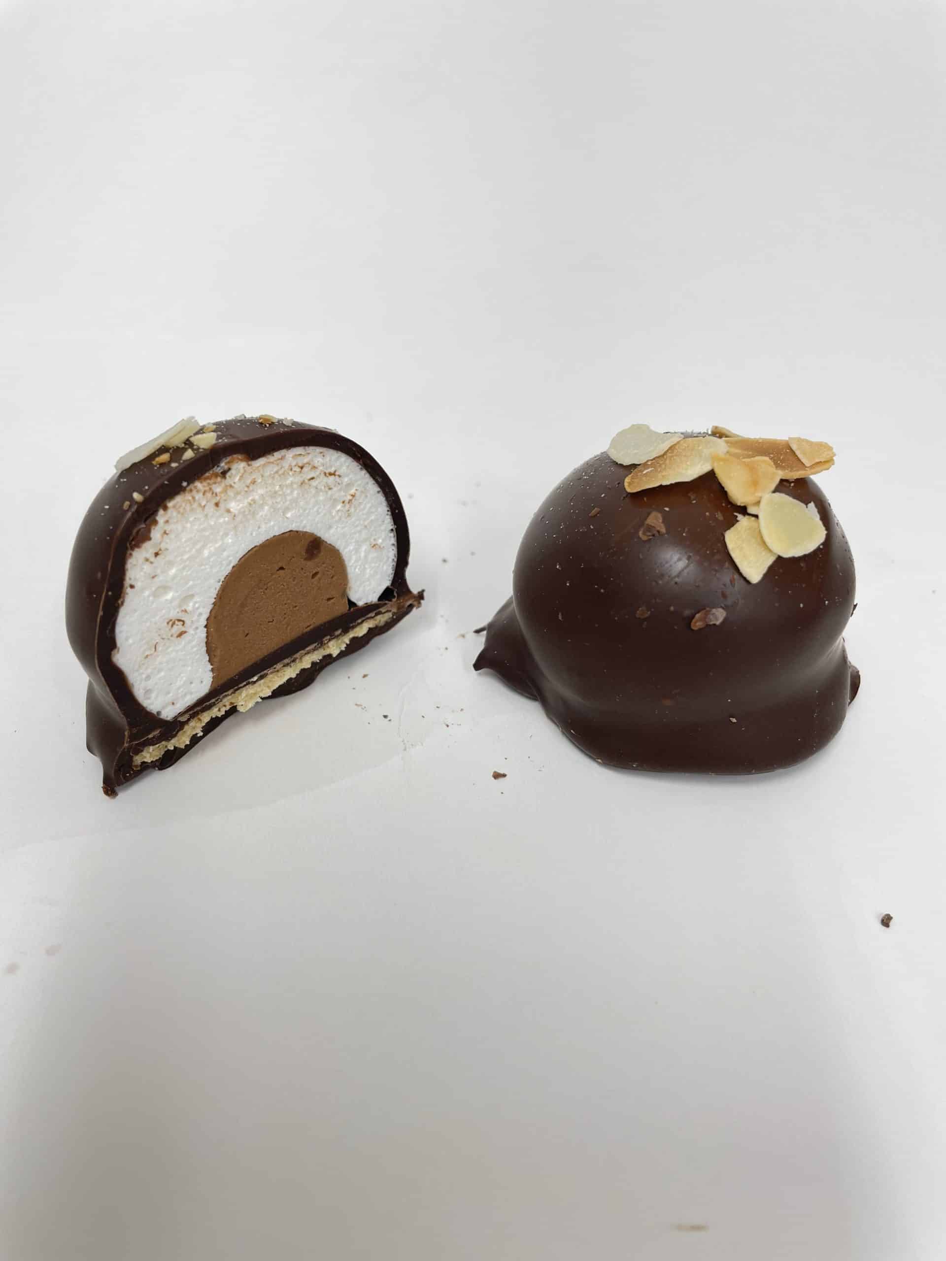 chocozoen met amandel botercrème