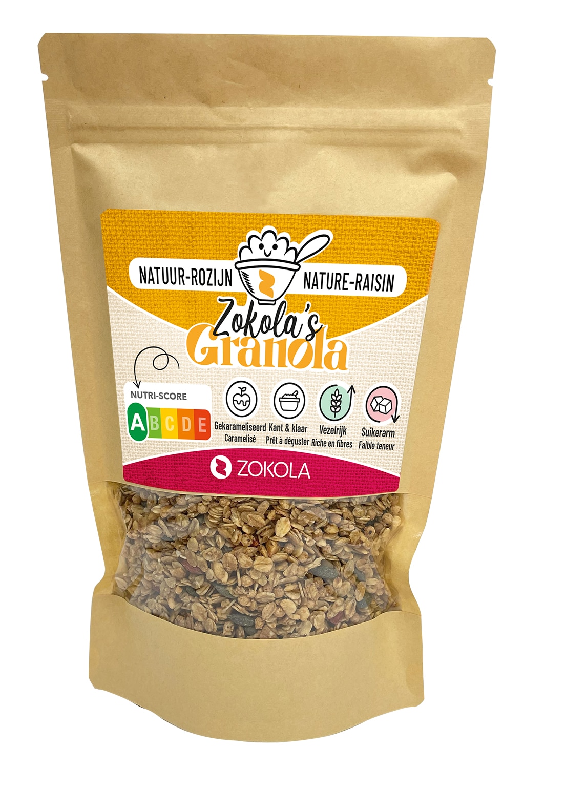 granola suikerarm Zusto karamel